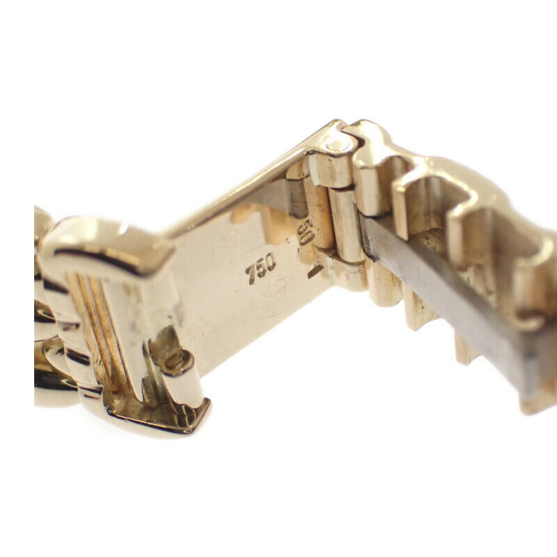 ショパール Chopard ラウンド 10/6353-21 腕時計 K18イエローゴールド ダイヤモンド ルビー クオーツ ホワイト文字盤 レディース【中古】【Aランク】