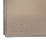 【SAランク】ロエベ LOEWE アナグラム バーティカルウォレット スモール C821S33X07 三つ折り財布 ペブルグレインカーフスキン サンド レディース【ISEYA】