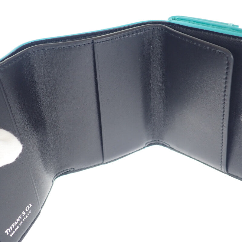 ティファニー TIFFANY&Co. コンパクトウォレット 三つ折り財布 レザー