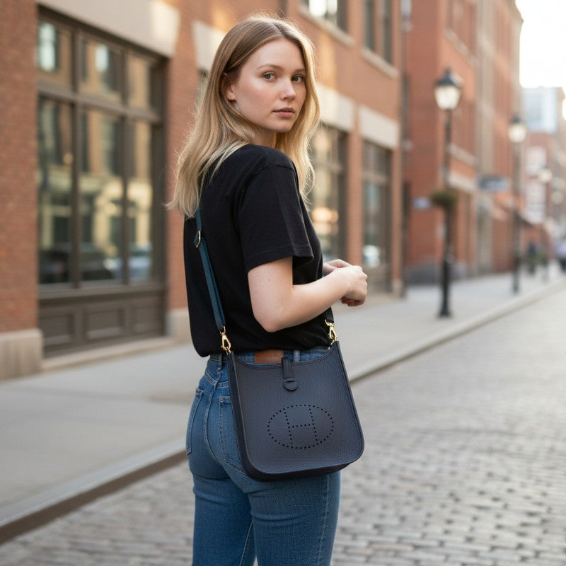 エルメス HERMES エヴリンTPM ショルダーバッグ トリヨンクレマンス ヴェールシプレ ゴールド金具 レディース【中古】【Aランク】