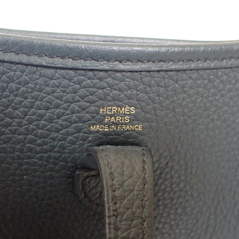 【Aランク】エルメス HERMES エヴリンTPM ショルダーバッグ トリヨンクレマンス ヴェールシプレ U刻印 ゴールド金具 レディース【ISEYA】