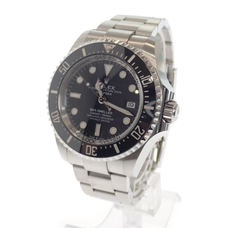 【中古】ロレックス ROLEX シードゥエラー ディープシー 136660 腕時計 ステンレススチール 自動巻き ブラック文字盤 メンズ【Aランク】