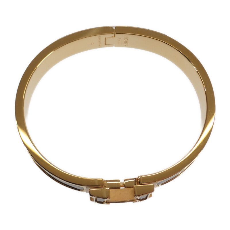 エルメス HERMES クリックH グリッターPM H700015F_G1PM ブレスレット GP ノワール・ドレ ゴールド金具 レディース【中古】【Sランク】