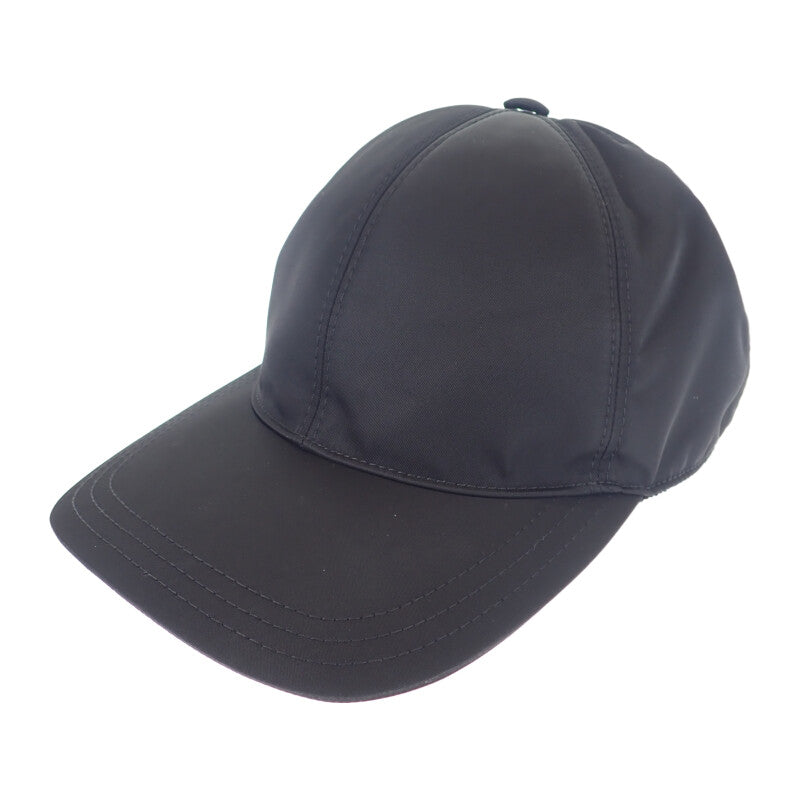 Re-Nylon ベースボールキャップ 帽子 2HC274 ナイロン ブラック Sサイズ メンズ レディース ユニセックス【ISEYA】