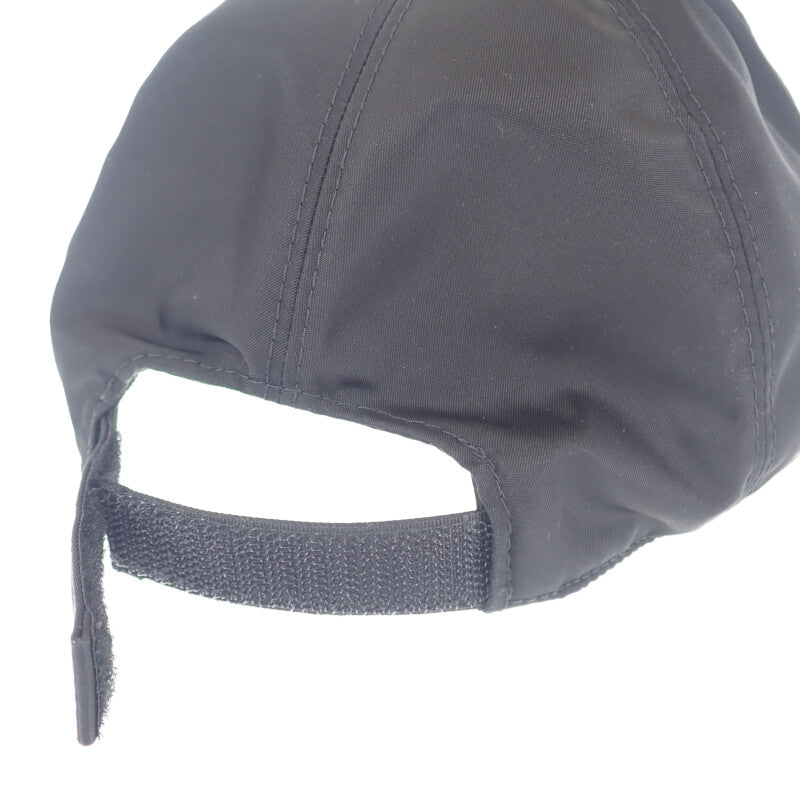 プラダ PRADA Re-Nylon ベースボール S 2HC274 キャップ ナイロン ブラック レディース【中古】【ABランク】