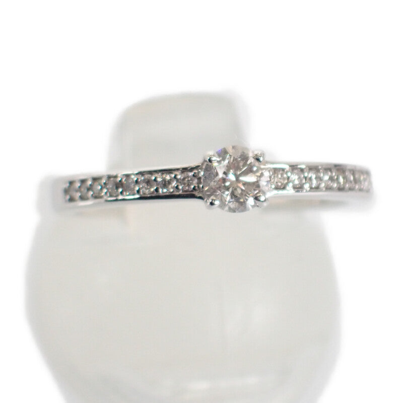 【中古】 Pt900 デザインジュエリー  リング Pt900プラチナ 12号 ダイヤモンド レディース【Aランク】