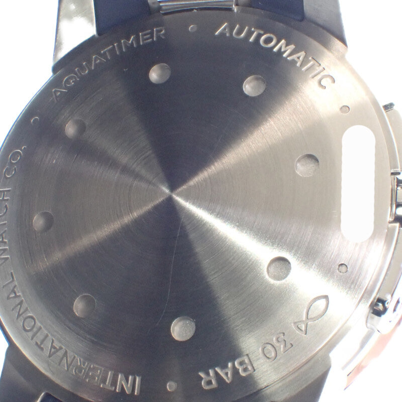 IWC インターナショナルウォッチカンパニー IWC アクアタイマー オートマティック IW328801 腕時計 ステンレススチール ラバー 自動巻き ブルー文字盤 メンズ【中古】【Aランク】