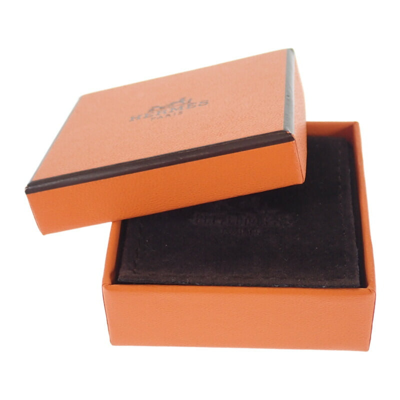 エルメス HERMES アヴァ カフリンクス カフス メタル ブラック シルバー メンズ【中古】【Aランク】