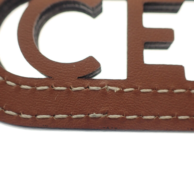 セリーヌ CELINE パンチング キーリング チャーム ロゴ 49I733DSD.04LU