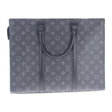 【Aランク】ルイヴィトン LOUIS VUITTON サックプラ・ホリゾンタルジップ M45265 2WAYバッグ ショルダーバッグ レザー モノグラム エクリプス キャンバス ブラック メンズ【ISEYA】