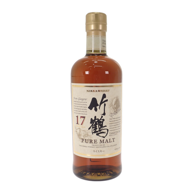 NIKKA ニッカ 竹鶴17年 ピュアモルト お酒 アルコール 700ml 43% ウイスキー【中古】【Sランク】