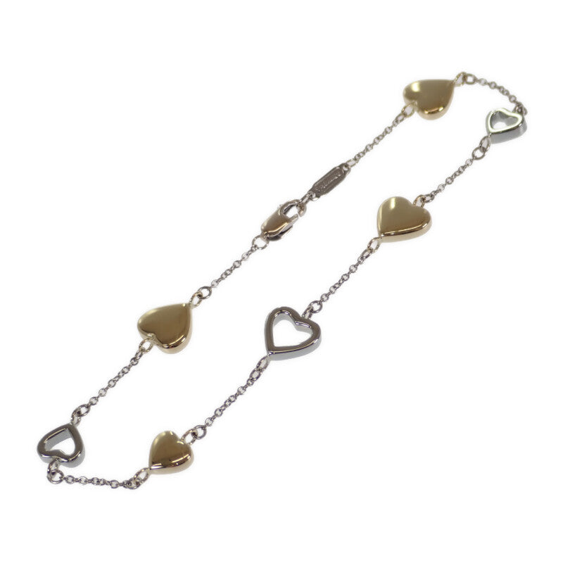 ティファニー TIFFANY&Co. マルチハート ブレスレット K18イエロー