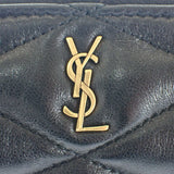 【Aランク】サンローラン SAINT LAURENT YSL サド ミニチューブバッグ 699703AAAJU1000 ショルダーバッグ ハンドバッグ ラムスキン ブラック ファスナー ゴールド金具 レディース【ISEYA】