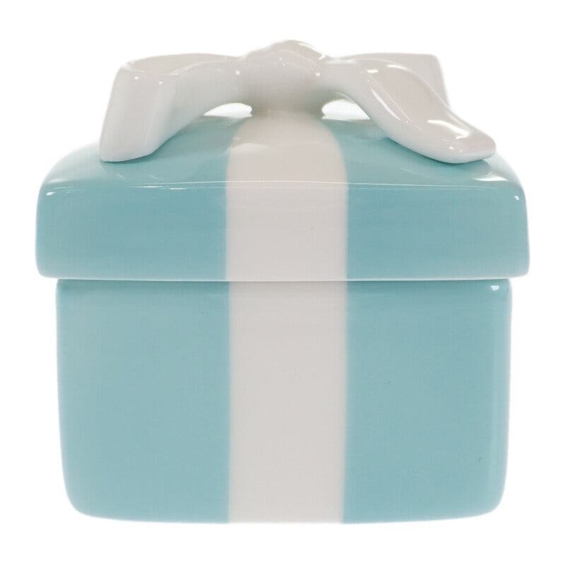 ティファニー TIFFANY&Co. ブルーボックス ミニ ジュエリーケース 小物入れ 陶器 アクセサリーポーチ 陶器 ブルー レディース【中古】【Aランク】