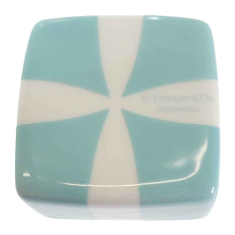 ティファニー TIFFANY&Co. ブルーボックス ミニ ジュエリーケース 小物入れ 陶器 アクセサリーポーチ 陶器 ブルー レディース【中古】【Aランク】