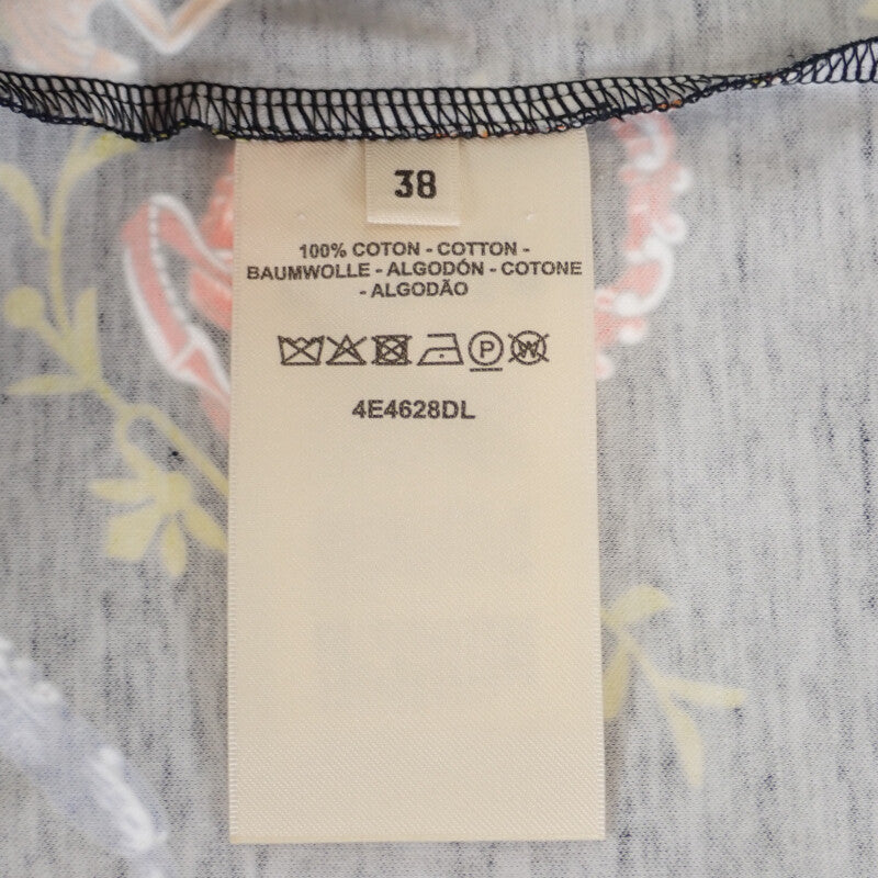 エルメス HERMES インターロック マキシ 38 H4E4628DLA3 半袖Ｔシャツ コットン ブラック レディース【中古】【SAランク】