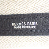 【Aランク】エルメス HERMES ガーデンパーティPM トートバッグ ネゴンダ ブラック N□(2010年)刻印 スナップボタン シルバー金具 レディース ユニセックス【ISEYA】