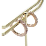 【中古】 デザインジュエリー  ピアス K18ピンクゴールド ダイヤモンド ダイヤモンド レディース【Aランク】