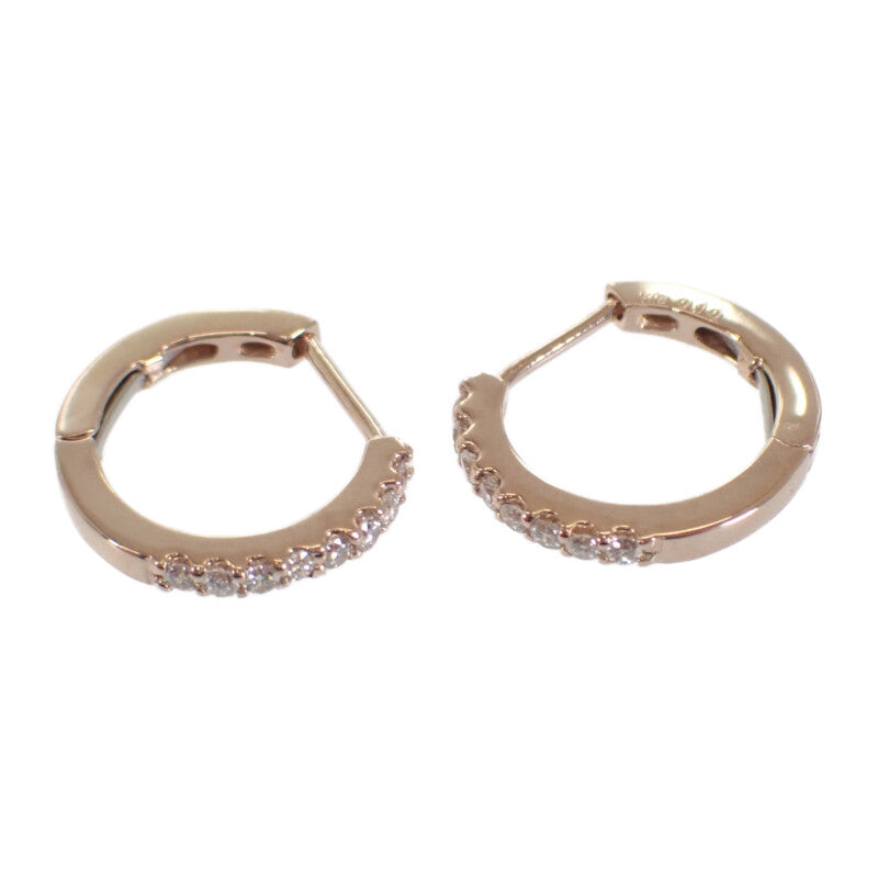 【中古】 デザインジュエリー  ピアス K18ピンクゴールド ダイヤモンド ダイヤモンド レディース【Aランク】