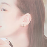 【中古】 デザインジュエリー  ピアス K18ピンクゴールド ダイヤモンド ダイヤモンド レディース【Aランク】