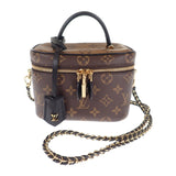 【Aランク】ルイヴィトン LOUIS VUITTON ヴァニティNV PM M45165 ハンドバッグ ２WAYバッグ モノグラムキャンバス モノグラム・リバースキャンバス ブラウン レディース【ISEYA】