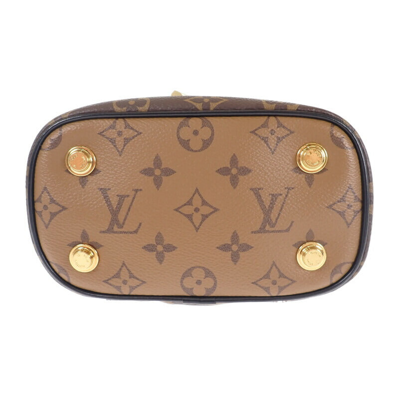 【Aランク】ルイヴィトン LOUIS VUITTON ヴァニティNV PM M45165 ハンドバッグ ２WAYバッグ モノグラムキャンバス モノグラム・リバースキャンバス ブラウン レディース【ISEYA】