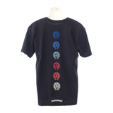 【Aランク】クロムハーツ CHROME HEARTS ホースシュープリント トップス 2212-304-0807 半袖Ｔシャツ コットン ブラック L メンズ【ISEYA】