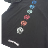 【Aランク】クロムハーツ CHROME HEARTS ホースシュープリント トップス 2212-304-0807 半袖Ｔシャツ コットン ブラック L メンズ【ISEYA】