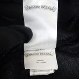 【Aランク】クロムハーツ CHROME HEARTS ホースシュープリント トップス 2212-304-0807 半袖Ｔシャツ コットン ブラック L メンズ【ISEYA】