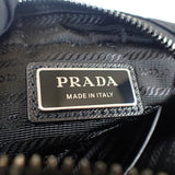 【Aランク】プラダ PRADA Re-Nylon トライアングルロゴ 2VH112_2DMH_F0002 ショルダーバッグ ナイロン サフィアーノ ブラック ファスナー レディース メンズ ユニセックス【ISEYA】