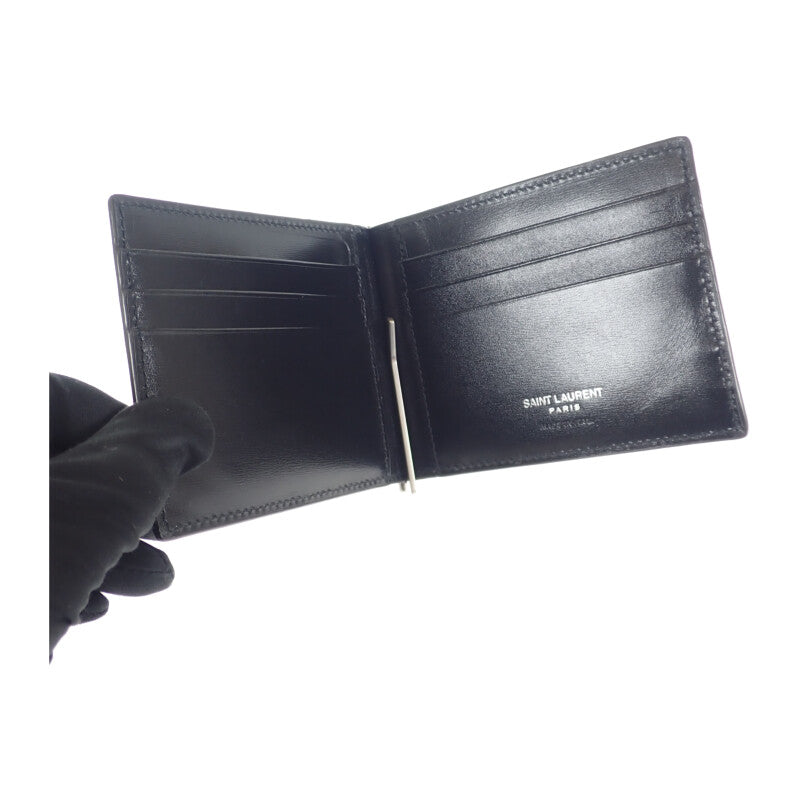 新品 サンローラン SAINT LAURENT 2つ折り財布 CREDIT CARD HOLDER ノワール サンローラン(SAINT LAURENT)|二つ折り財布|【ハードオフ公式通販