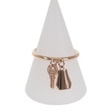 エルメス HERMES ケリー・クロシェットPM 12.5号 H220653B_00053 リング K18ピンクゴールド 53 レディース【中古】【Aランク】