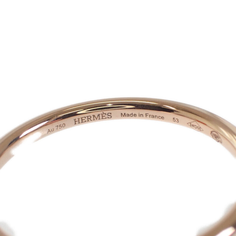 エルメス HERMES ケリー・クロシェットPM 12.5号 H220653B_00053 リング K18ピンクゴールド 53 レディース【中古】【Aランク】