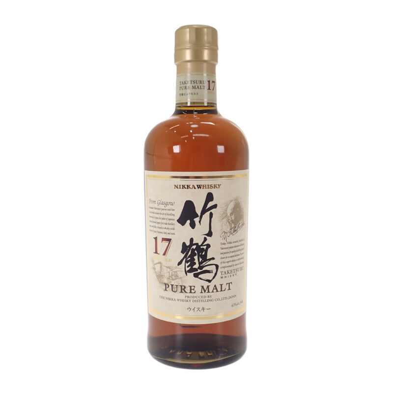 NIKKA ニッカ 竹鶴17年 ピュアモルト お酒 アルコール 700ml 43% ウイスキー【中古】【Sランク】