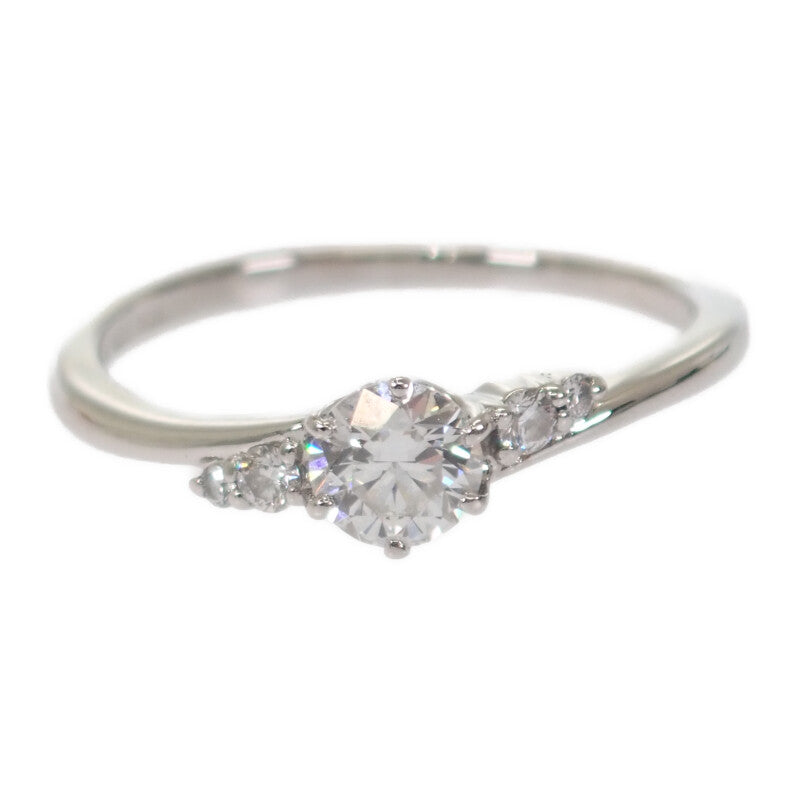 Pt900 デザインジュエリー リング Pt900プラチナ 11号 ダイヤモンド レディース【中古】【Aランク】