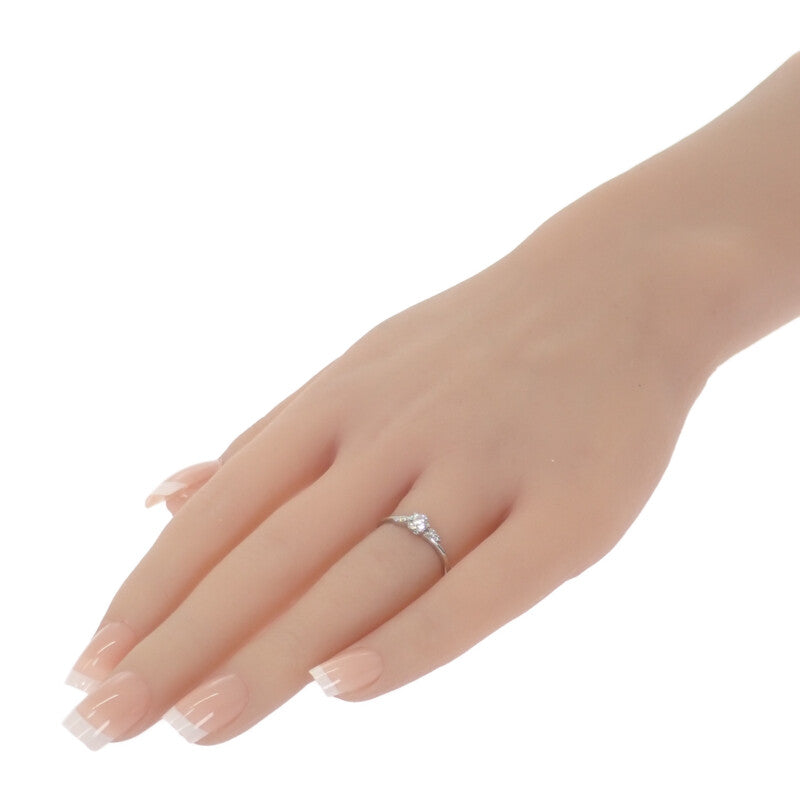 Pt900 デザインジュエリー リング Pt900プラチナ 11号 ダイヤモンド レディース【中古】【Aランク】