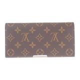 【SAランク】ルイヴィトン LOUIS VUITTON ポルトフォイユ エミリー M60697 モノグラム 長財布 モノグラムキャンバス ブラウン フューシャ スナップボタン レディース【ISEYA】