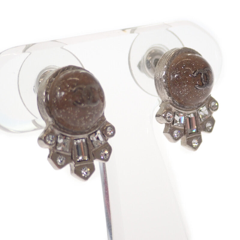 シャネル CHANEL ココマーク ピアス メタル シルバー レディース【中古】【ABランク】