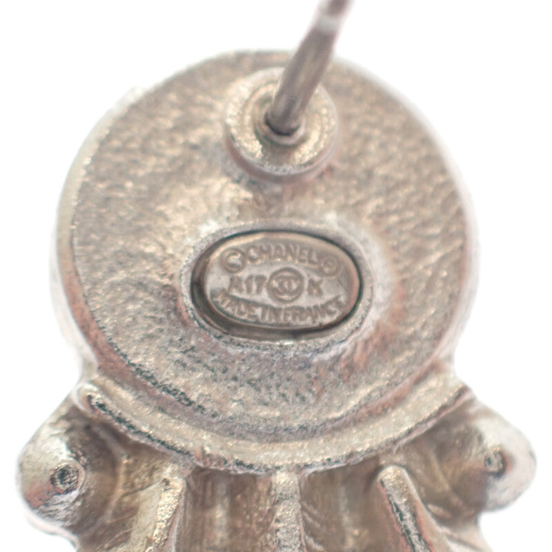 シャネル CHANEL ココマーク ピアス メタル シルバー レディース【中古