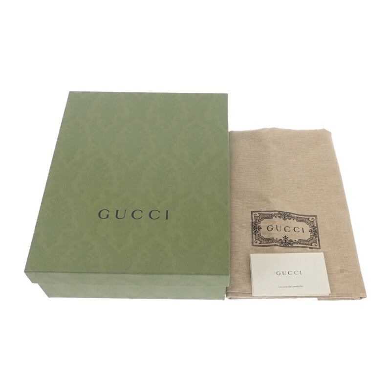 グッチ GUCCI GG ラバーエフェクト ミニ 771321AAC0G1000 ショルダーバッグ ラバーエフェクトレザー ブラック メンズ【中古】【Aランク】