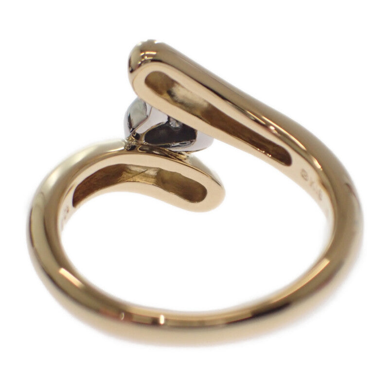 ミキモト MIKIMOTO ハート モチーフ 指輪 11号 リング K18イエロー