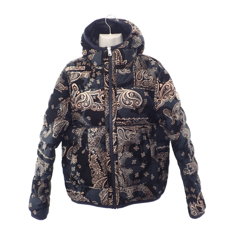 Aランク】モンクレール MONCLER FREVILLE リバーシブルダウンジャケット ペイズリー柄  G20911A00015_68950【中古ブランド品通販ISEYA】