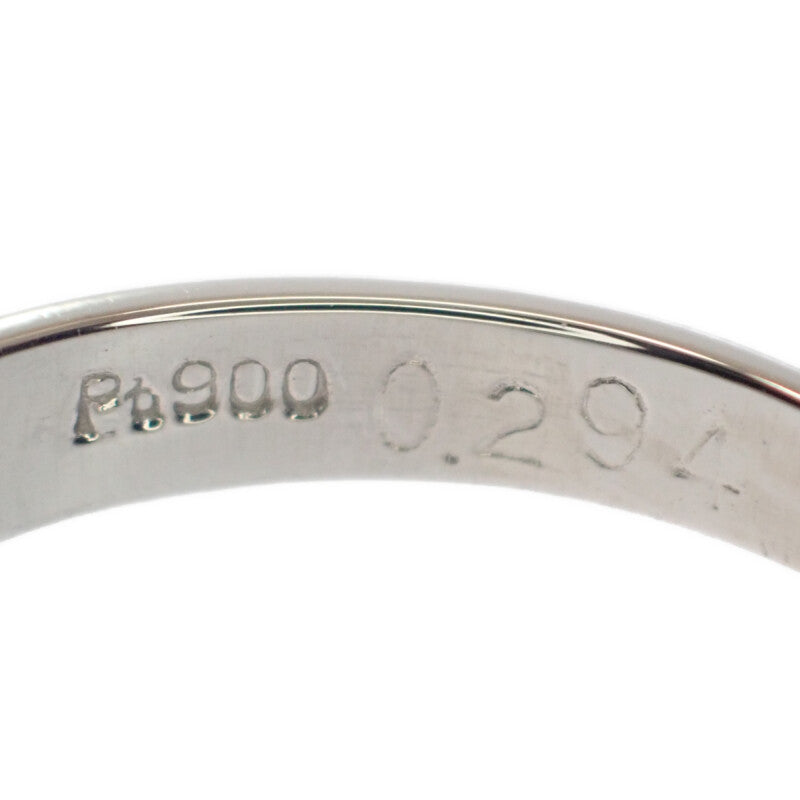 デザインジュエリー 12号 リング Pt900プラチナ ツァボライト ダイヤモンド レディース【中古】【Aランク】