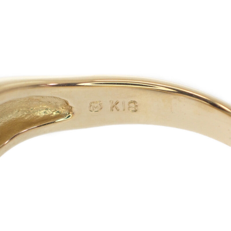 ミキモト MIKIMOTO アコヤ真珠 11号 リング K18イエローゴールド