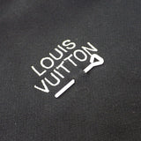 【Aランク】ルイヴィトン LOUIS VUITTON シグネチャーフーディ ウィズエンブロイダリー 1AATQS パーカー コットン ブラック S メンズ【ISEYA】