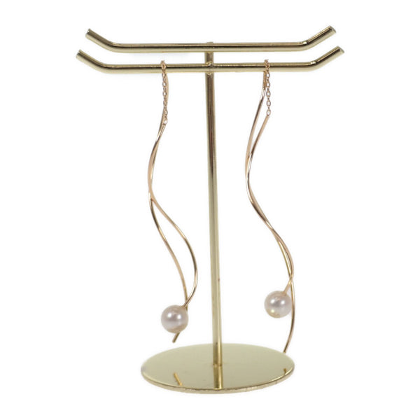 タサキ TASAKI 淡水真珠イヤリング ピアス EC-3679-18KYG ピアス K18イエローゴールド パール レディース【中古】【Aランク】