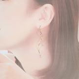 タサキ TASAKI 淡水真珠イヤリング ピアス EC-3679-18KYG ピアス K18イエローゴールド パール レディース【中古】【Aランク】