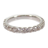 デザインジュエリー ハーフエタニティ リング Pt900プラチナ ダイヤモンド 12号 レディース【中古】【Aランク】