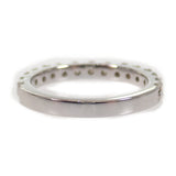 デザインジュエリー ハーフエタニティ リング Pt900プラチナ ダイヤモンド 12号 レディース【中古】【Aランク】