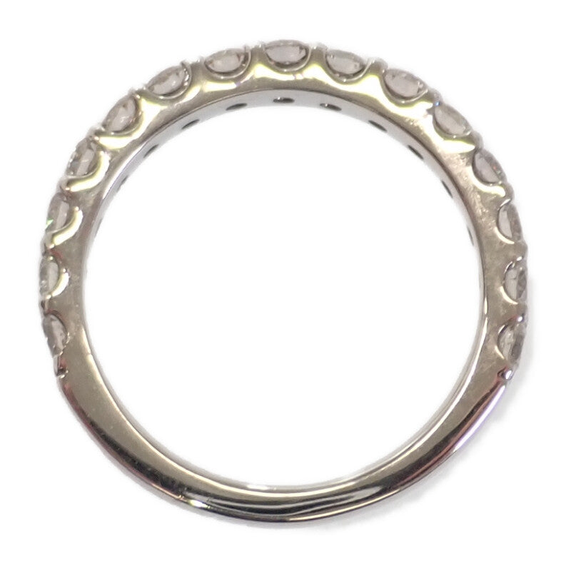 デザインジュエリー ハーフエタニティ リング Pt900プラチナ ダイヤモンド 12号 レディース【中古】【Aランク】
